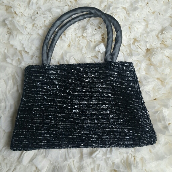 A vintage beaded evening purse - Picture 2 of 5